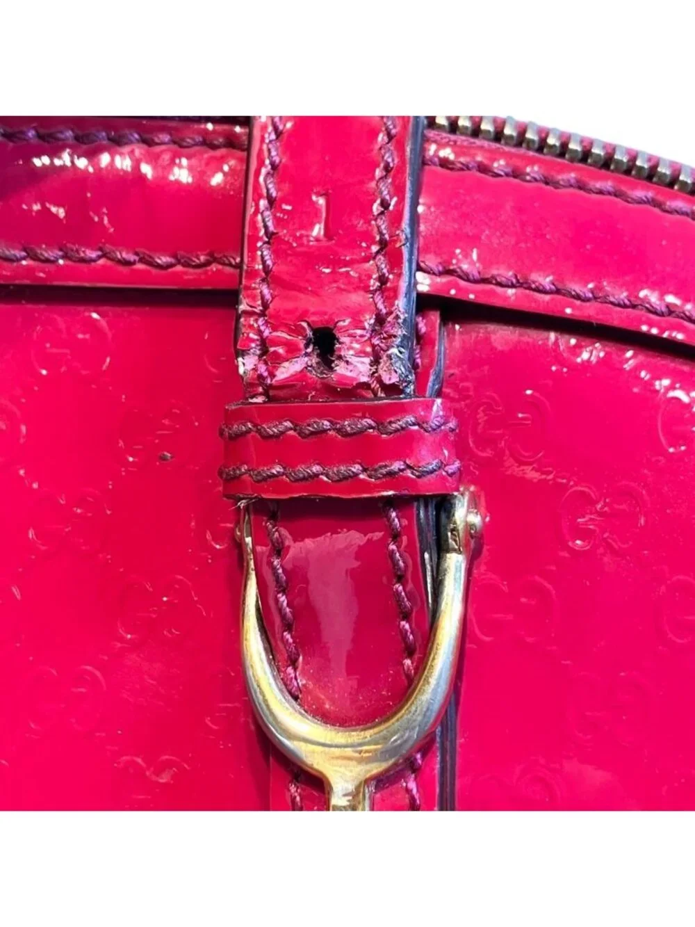 Gucci GG Handbag Patent